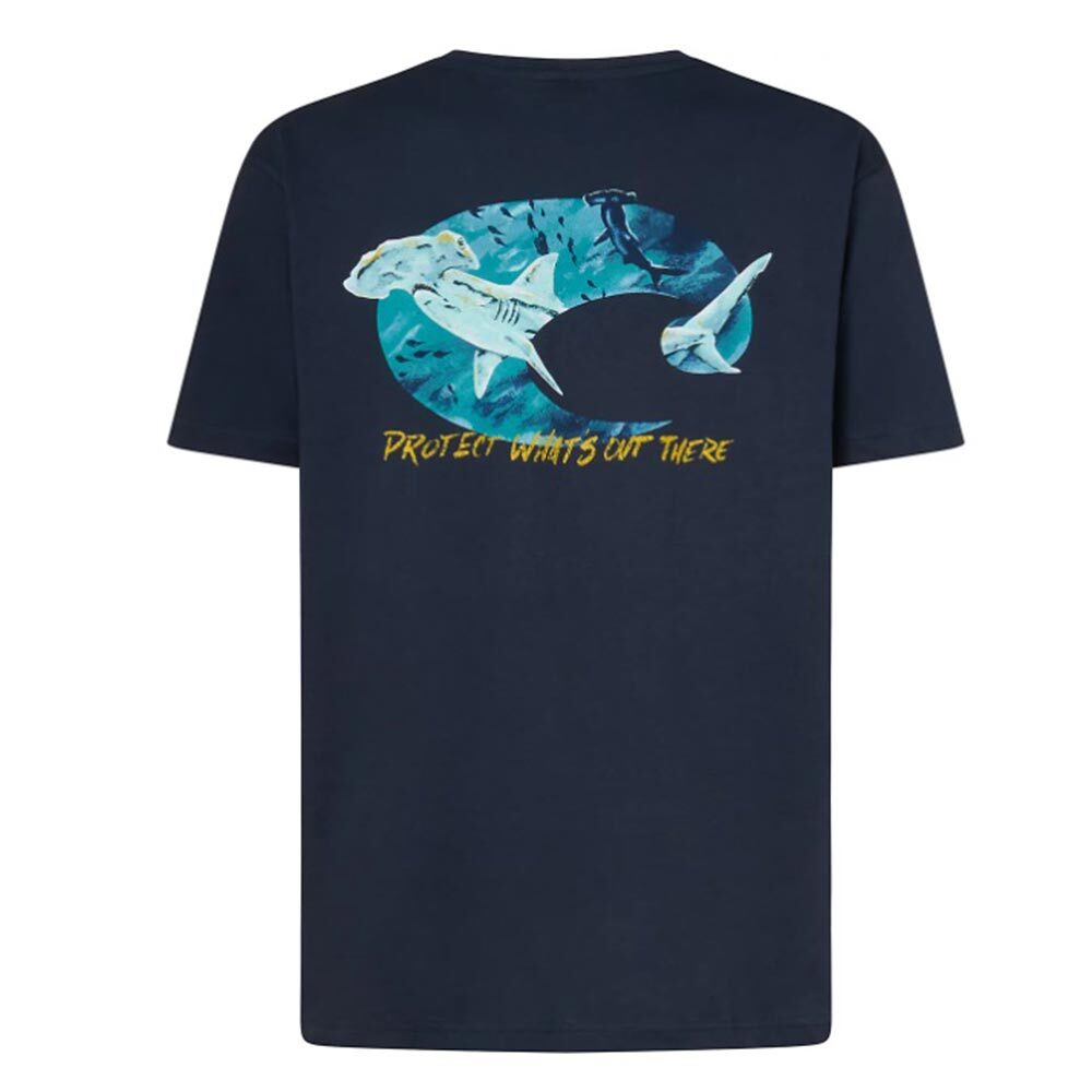 NWT Costa Men's Hammerhead Short Sleeve T-Shirt in Navy size Large
